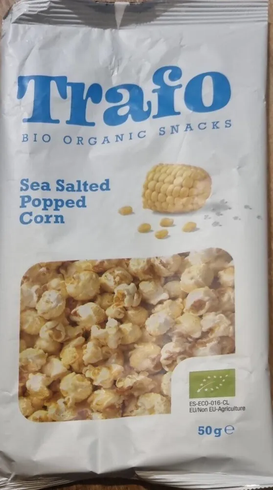 Sea salted popped corn