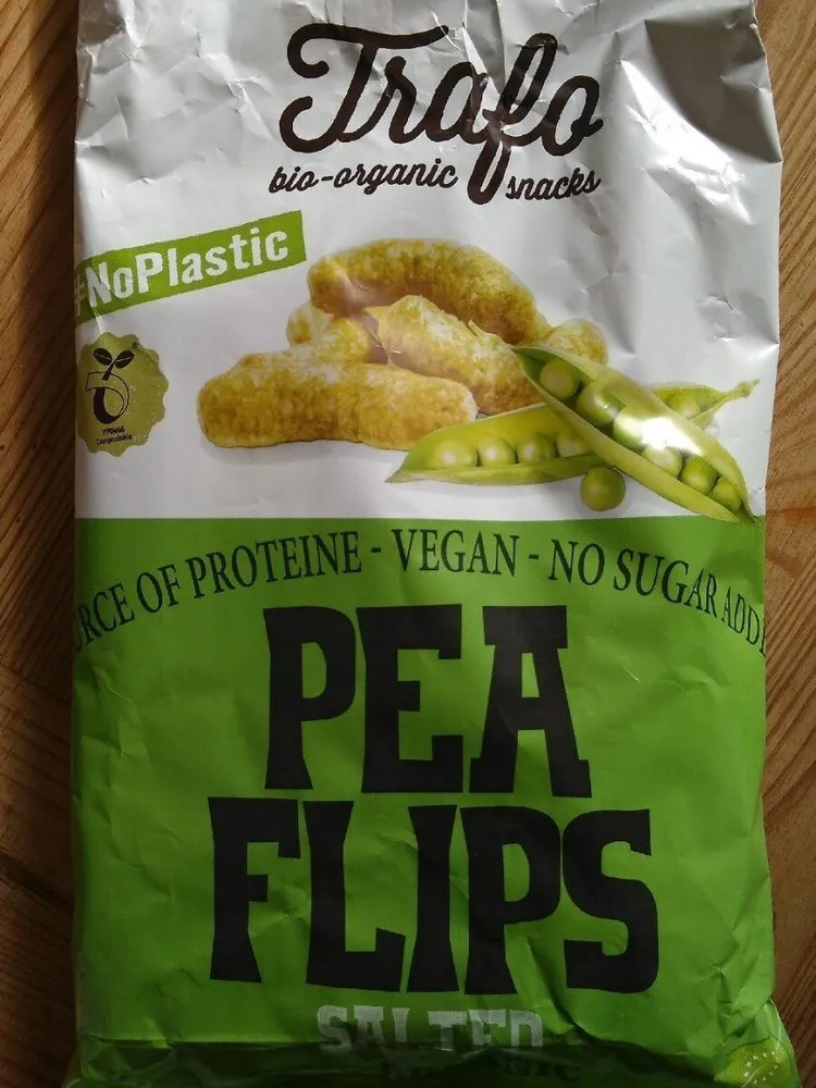 Pea flips salted