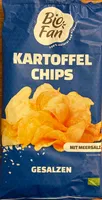 Kartoffel Chips mit Meersalz