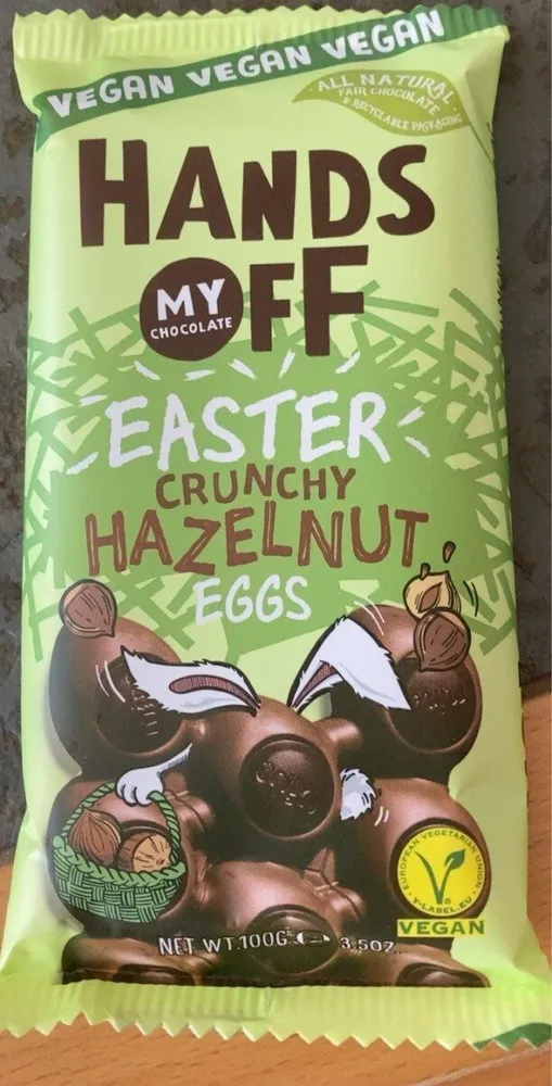 Easter crunchy hazelnut eggs