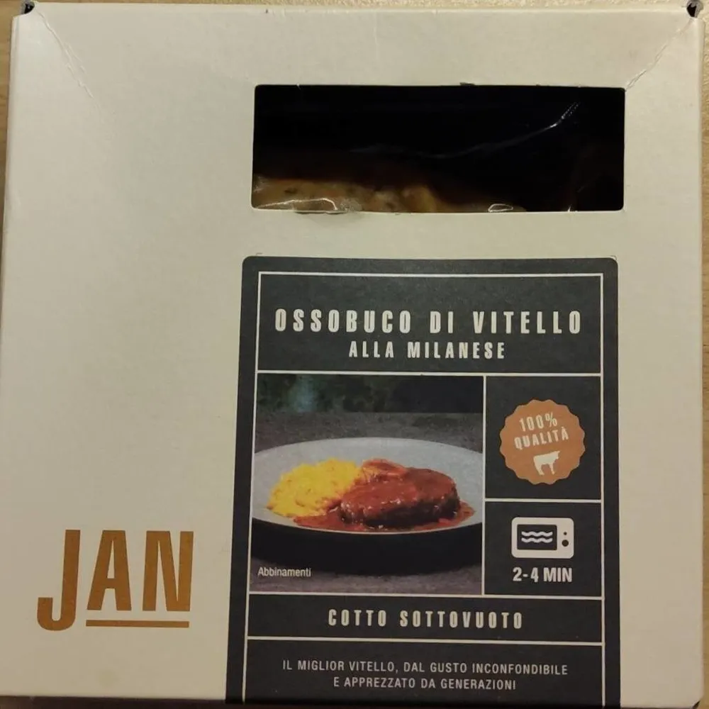 Ossobuco di vitello alla Milanese