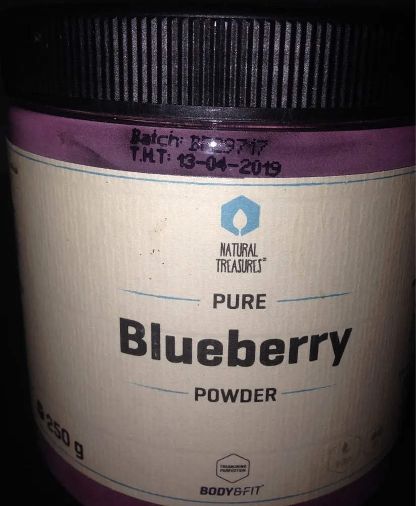 Pure blueberry powder