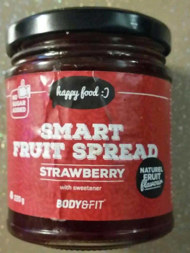 Smart Fruit Spread, Strawberry, Erdbeere