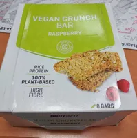 Vegan crunch bar raspberry