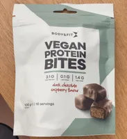 Vegan Protein Bites dark chocolate and raspberry