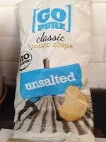 Classic potato chips unsalted