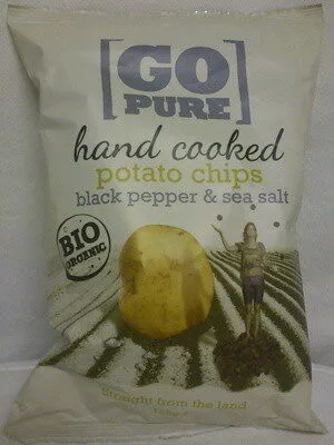 Kartoffelchips mit schwarzem Pfeffer & Meersalz