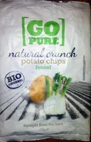 Chips de pomme de terre au fenouil
