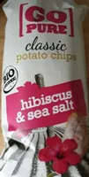 Classic potato chips hibiscus & sea salt