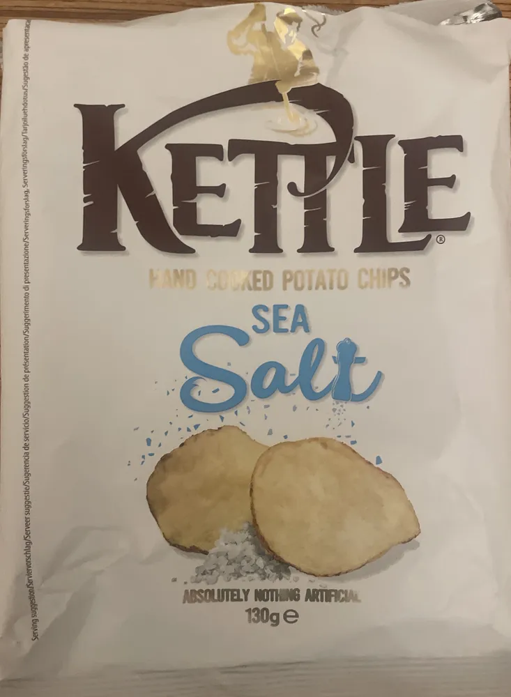 Bla KETTLE HAND COOKED POTATO CHIPS SEA Salt