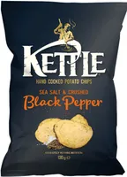 Hand cooked potato chips sea salt & crushed black pepper