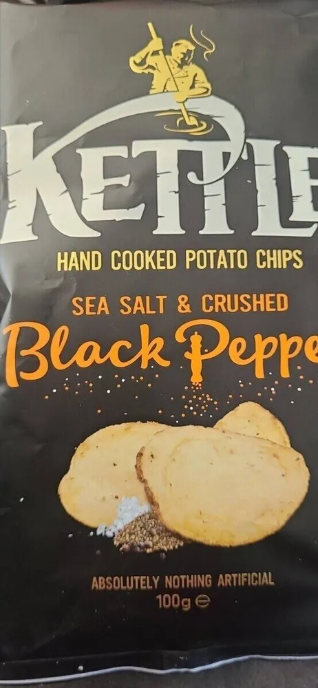 Chips kettle black pepper