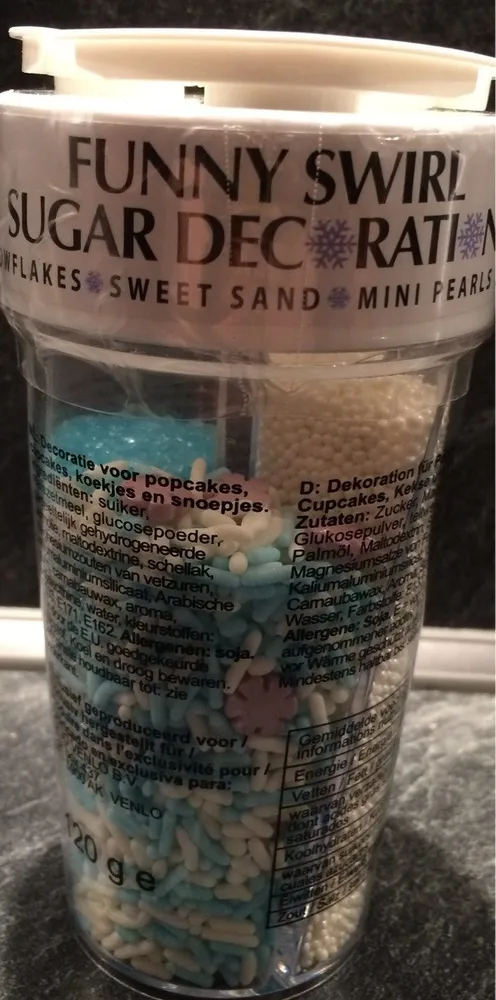 Funny Swirl Sugar Decorations