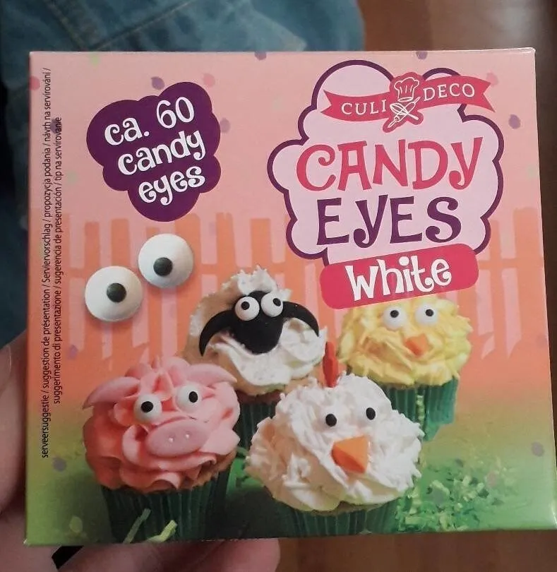 Candy eyes white