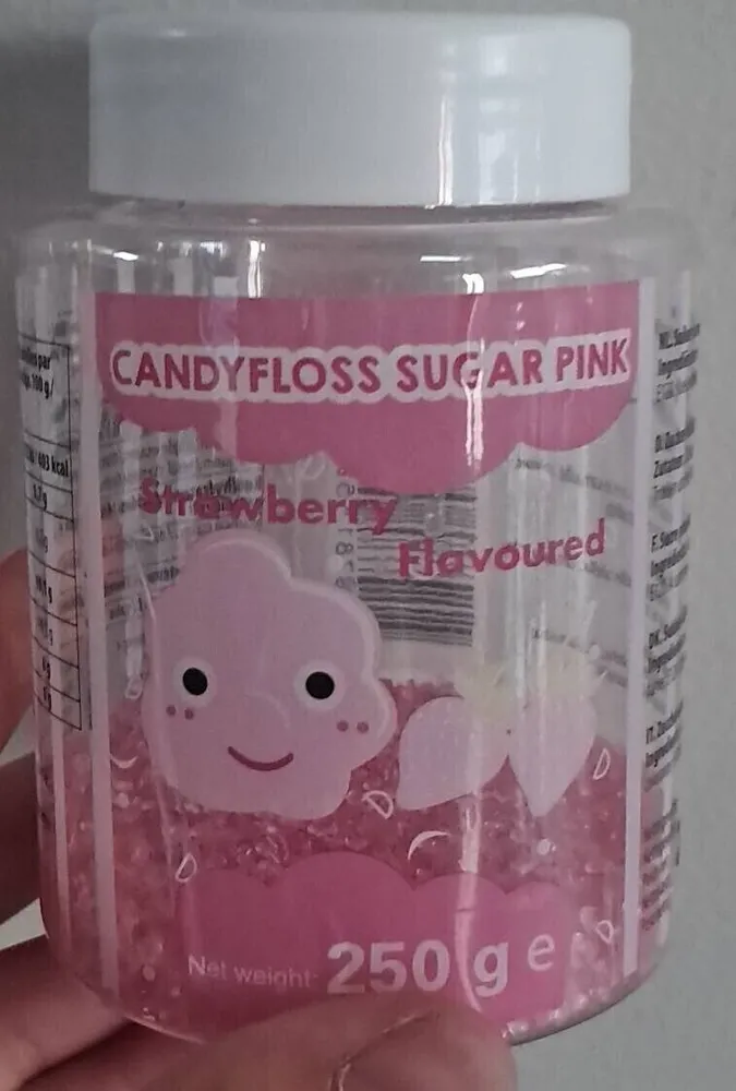 Pépites de sucre à la fraise