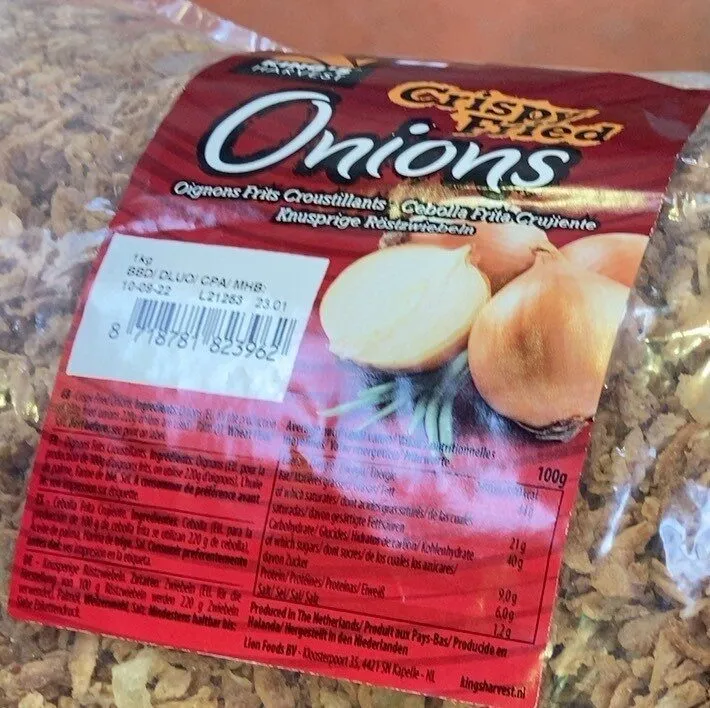 Oignons frits