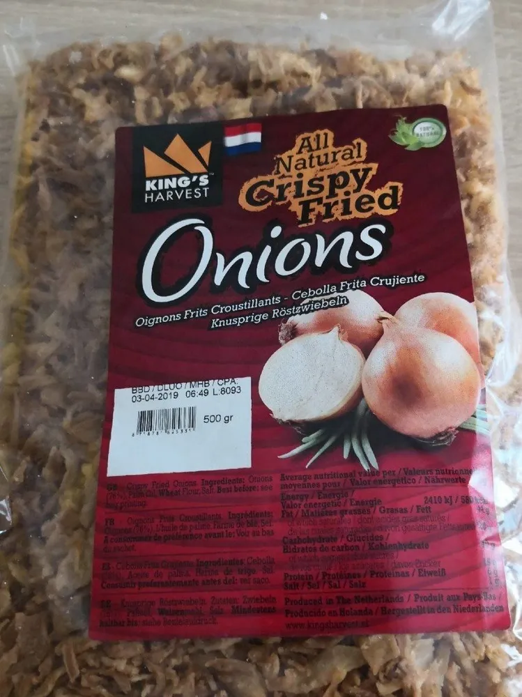 Crispy fried Onions