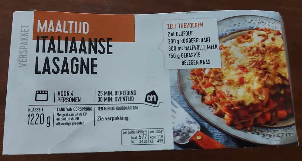 Italiaanse lasagne