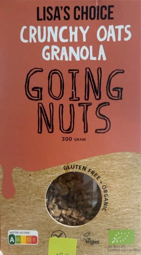 Crunchy oats granola