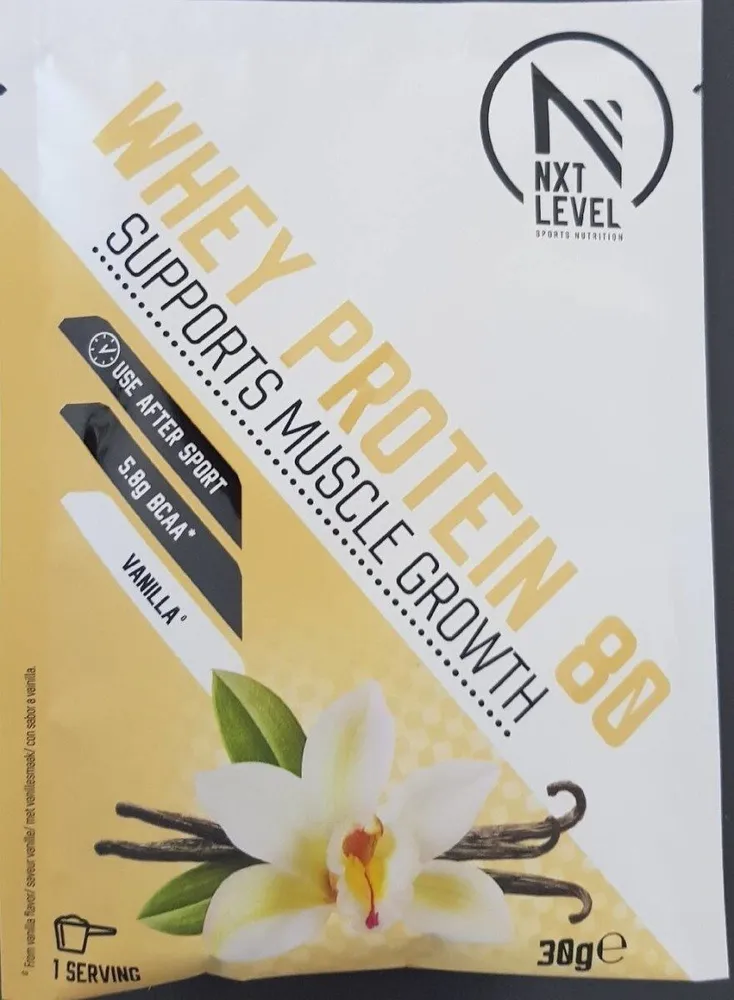 Whey isolate 80 vanille