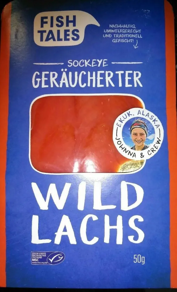 Sockeye geräucherter Wild Lachs