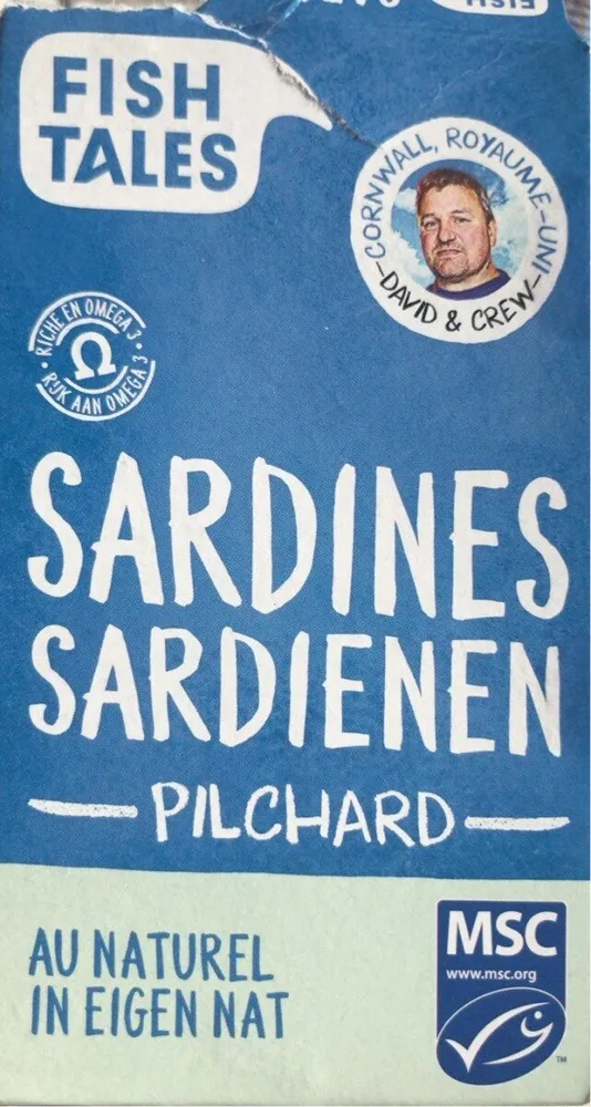 Sardines au naturel