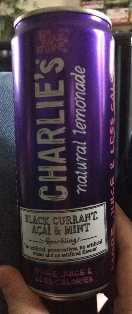 Charlie's Naturale Black Currant Acai & Mint