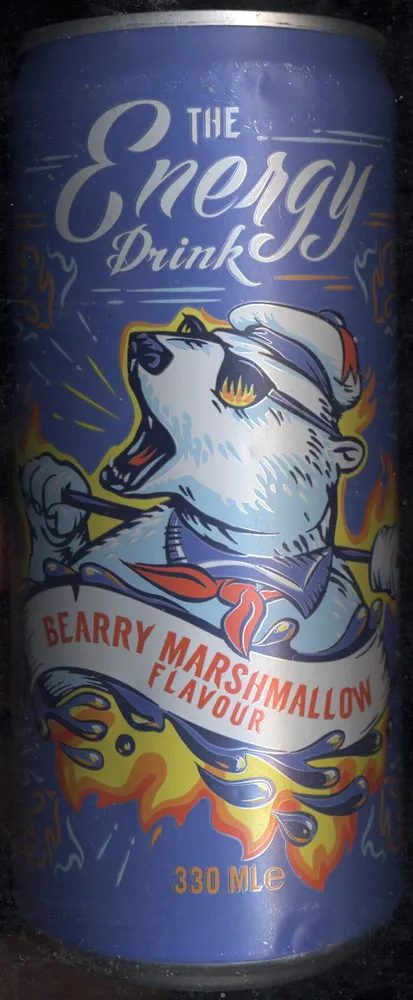 The energy drink bearry marshmallow flavor