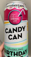 Candy can Birthday cake