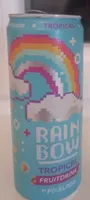 Rainbow tropical fruitdrink