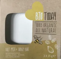 Bio Today Nut Mix + Honey Bar (notenmixreep Honing)