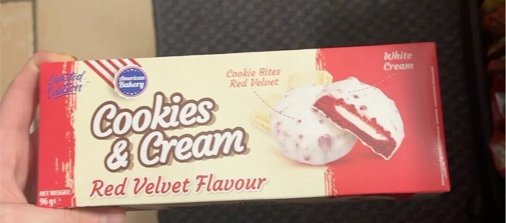 cookies&cream red velvet flavour