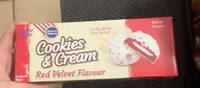 cookies&cream red velvet flavour