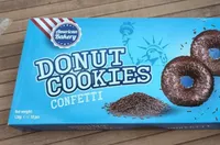 Donut cookies confetti