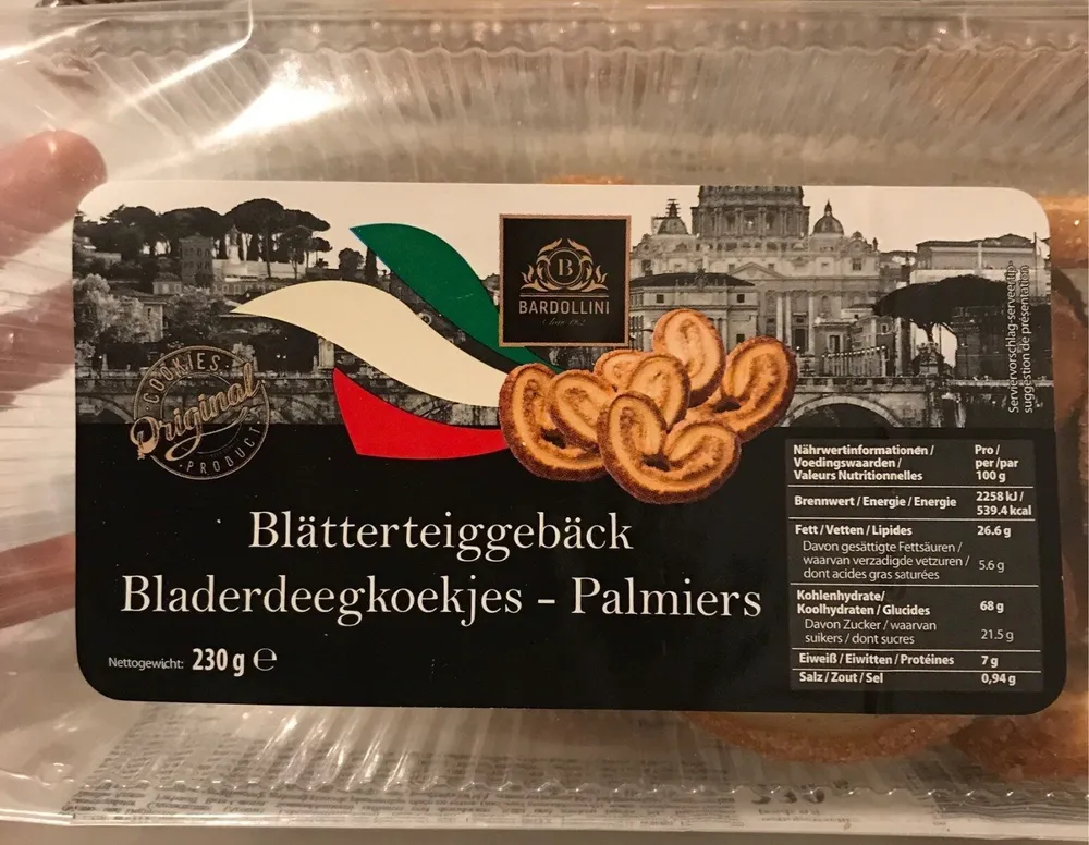 Bardollini bladerdeegkoekjes
