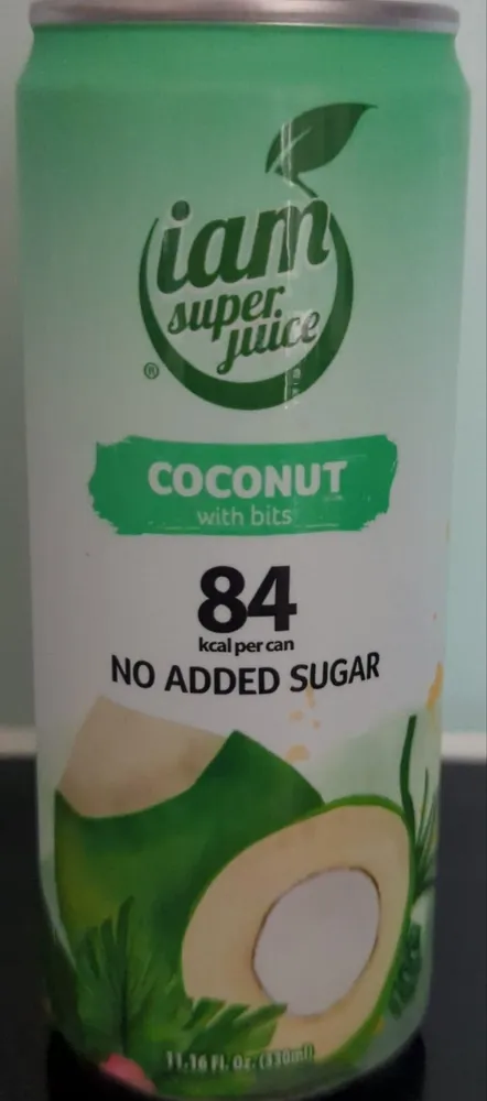 Kokoswasser Mit Fruchtfleisch - Iam Super Juice - 330ML