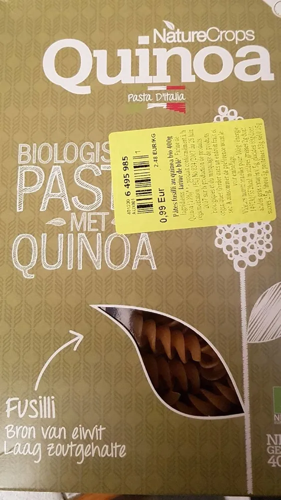 Naturecrops Quinoa Fusilli Bio