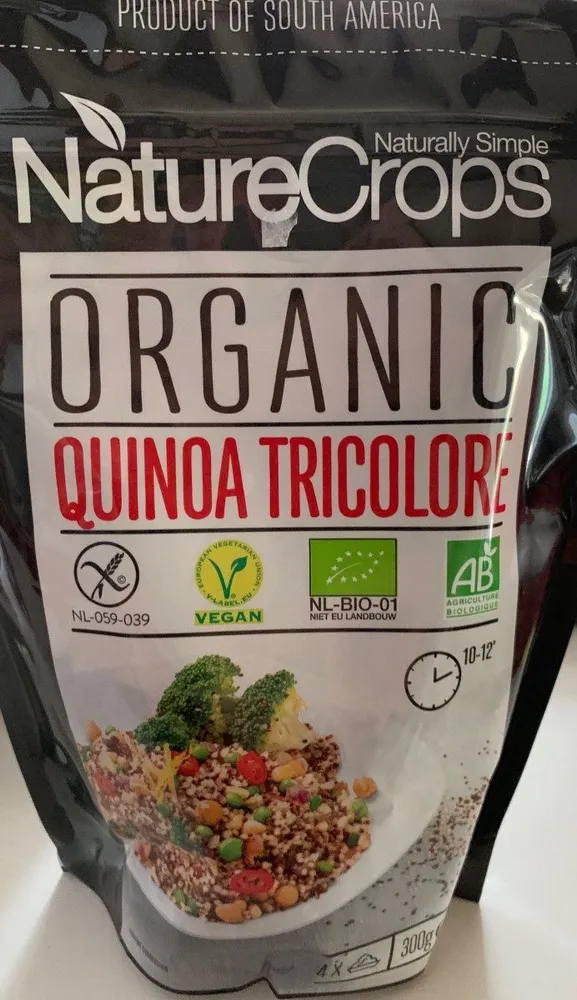 Organic quinoa tricolore