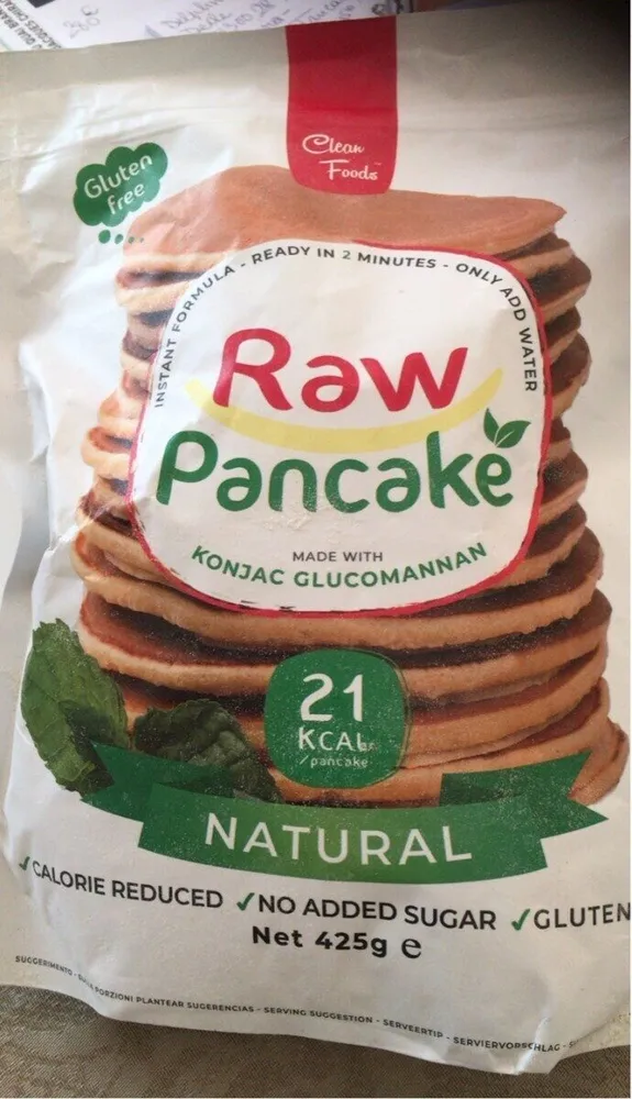 Raw pancake