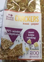 Crackers kaas-peper