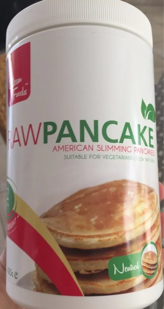 Clean Food Roh Pancake Amerikanische Pfannkuchen