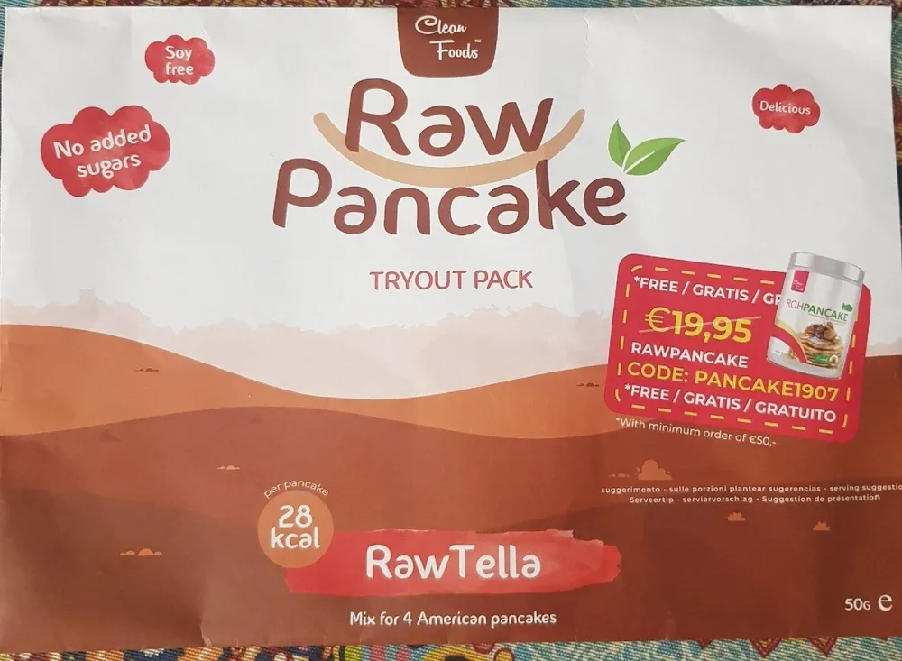Raw pancake