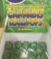 Sucette cannabis saveur myrtille