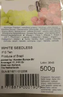 White Seedless Grapes