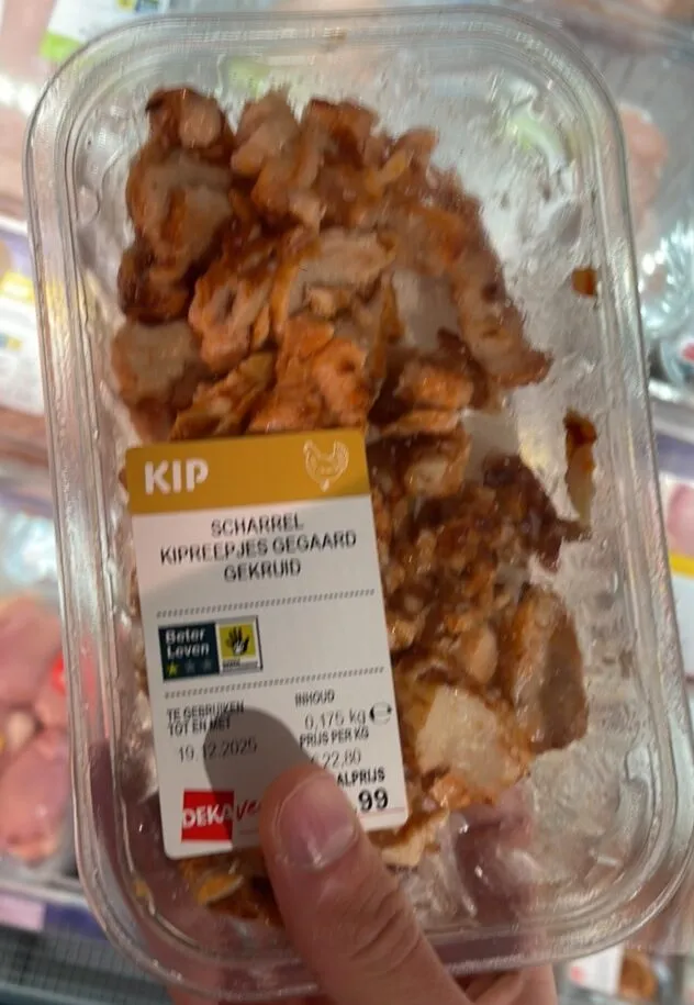 SCHARREL KIPREEPJES GEGAARD GEKRUID