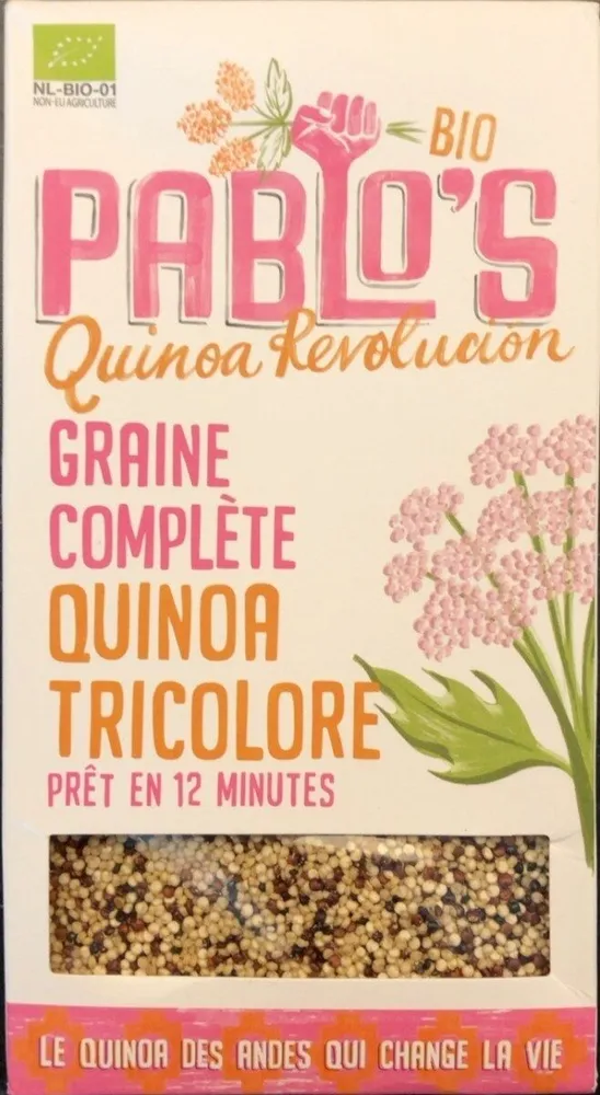 Pablo s Quinoa revolucion quinoa tricolore