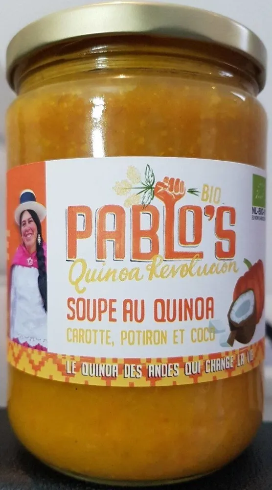 Soupe au Quinoa, carotte, potiron et coco BIO
