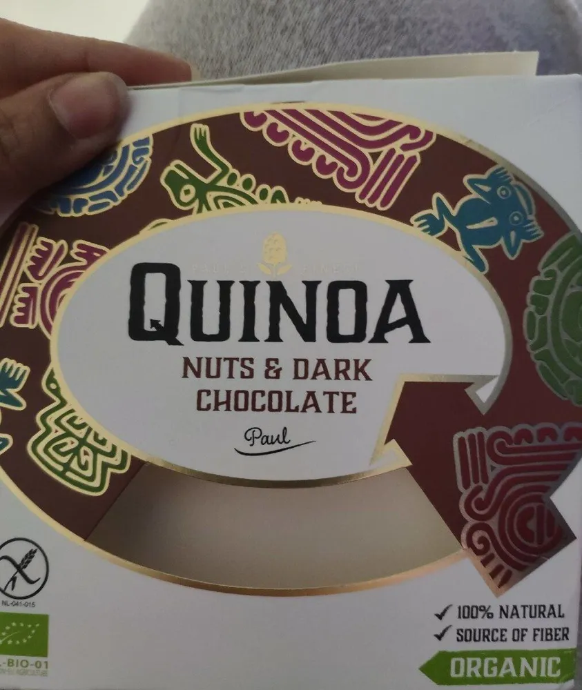 Quinoa buts et dark chocolate