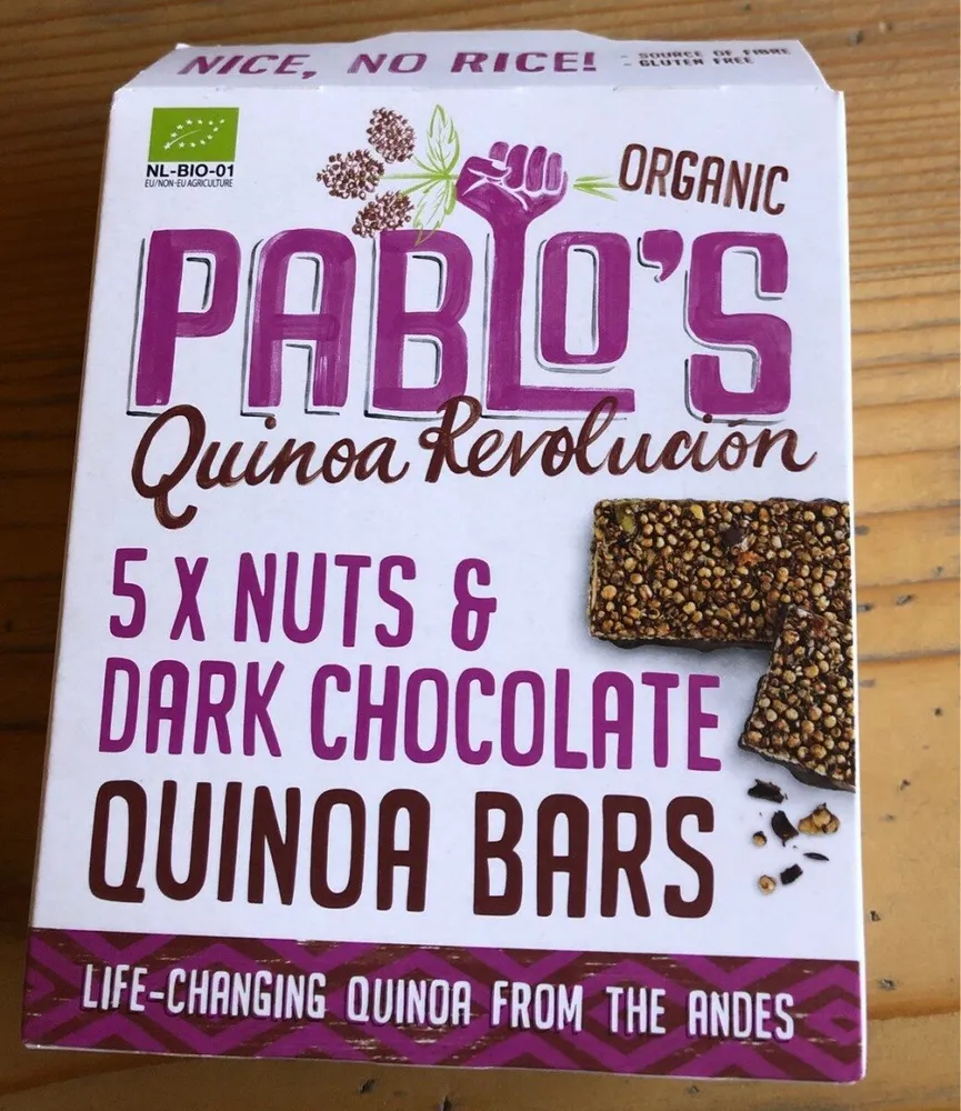Pablo's quinoa bars