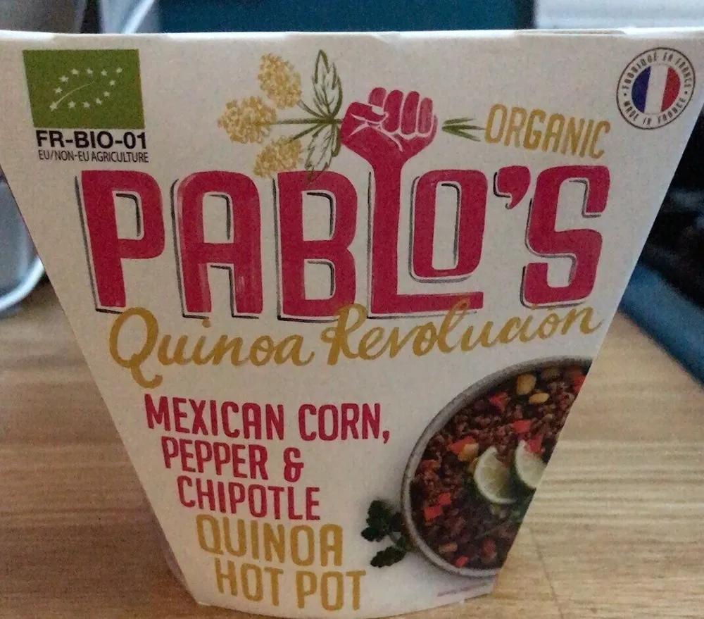 Quinoa Revolucion Mexican corn, pepper chipotle